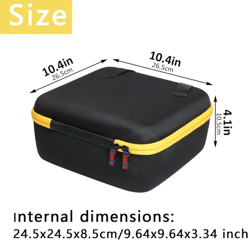 Miniatura 2 de khanka Funda de transporte rígida de repuesto para llave de impacto DEWALT 20V MAX XR sin escobillas de alto par DCF899HB/DCF899B, solo funda