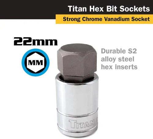 Miniatura 2 de Llave allen 15611 de 0,43 pulgadas para encaje de 1/2 pulgadas de Titan Tools.