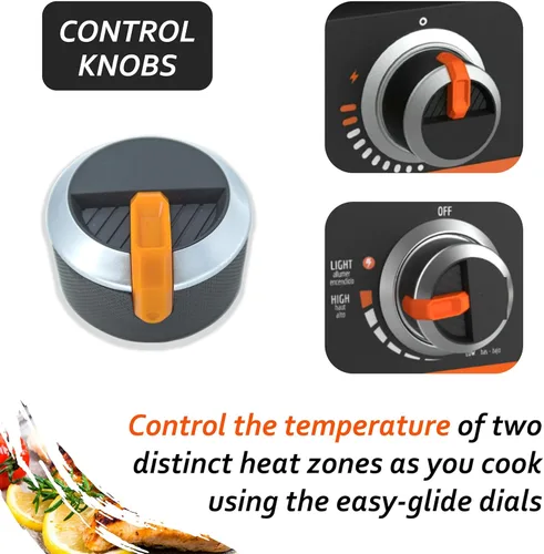 Miniatura 3 de Repuesto de perilla de gas naranja para parrilla Blackstone de 17 pulgadas, 22 pulgadas, 28 pulgadas, 36 pulgadas, para Blackstone Flat Top Grill