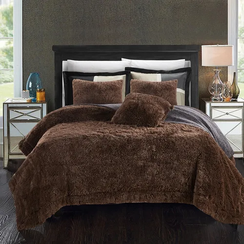 Miniatura 22 de Chanasya - Manta de pelo largo sintético - Manta de felpa ligera y esponjosa de forro polar de microfibra - para sofá, cama, silla