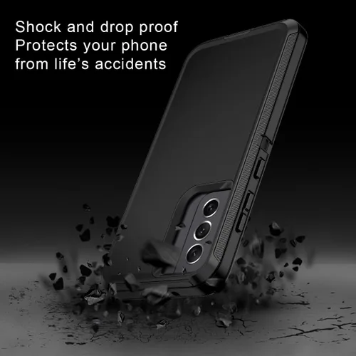 Miniatura 4 de I-HONVA para Samsung Galaxy S21 FE 5G, Funda Resistente a Golpes, Polvo y Caídas de 3 Capas, Protección Completa del Cuerpo