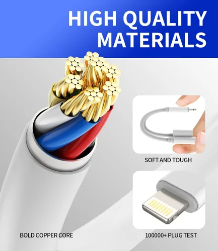 Miniatura 3 de Zoyuzan Adaptador AUX para iPhone, paquete de 2, Lightning a auxiliar de 0.138 in, audio certificado, doble funcionalidad, pequeño y portátil