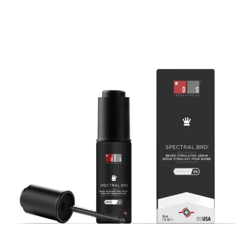 DS Labs Spectral.BRD - Suero acondicionador para barba, 30 mL, soporta cabello facial más grueso, más completo, con nanoxidil, biotina, niacinamida,