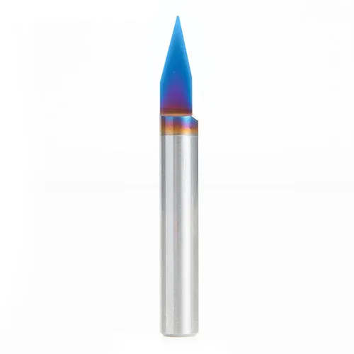 Miniatura 8 de Amana Tool Spektra Extreme Tool Life - Broca de carburo sólido recubierta para señalización y grabado, 45771-K, grabado de 30 grados, ancho de punta