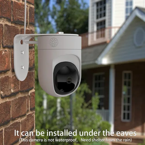 Miniatura 5 de Soporte de pared de metal para Eufy Security Indoor Cam E220 y Eufy P24, proporciona mejores ángulos de visión