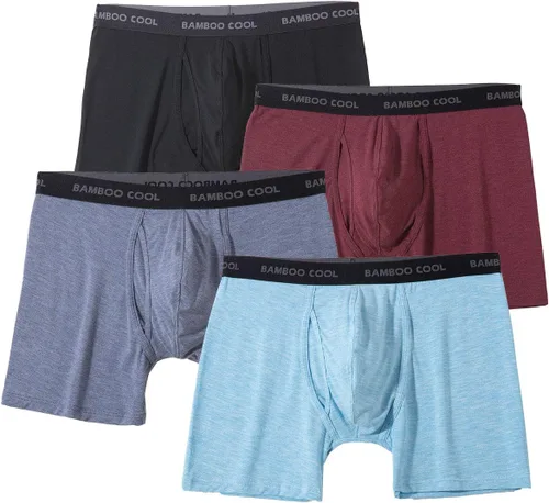 Miniatura 2 de BAMBOO COOL - Calzoncillos para hombre, cómodos y suaves, de viscosa de bambú (paquete de 4)