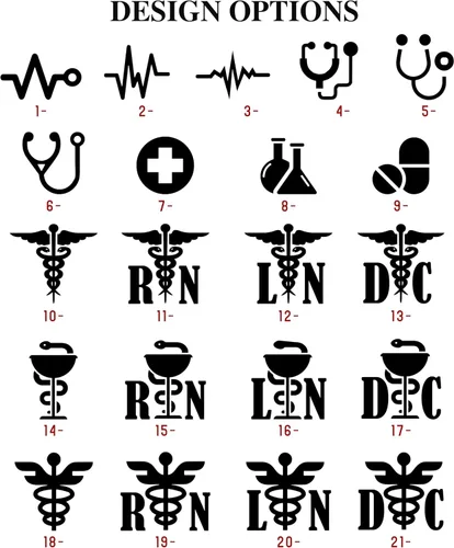 Miniatura 2 de Top de uniforme médico bordado con bordado para añadir tu logo de texto, iniciales de monograma, para mujer