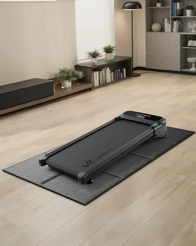 Miniatura 6 de UREVO Foldable Treadmill Mat,Treadmill Mat for Carpet &Hardwood Floors ，Mat for Under Walking Pad on Carpet, Hardwood Floors Protectior, Non-Slip