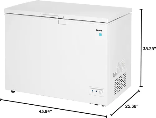 Miniatura 8 de Danby DCF100A5WDB 10.00 pies cúbicos Congelador de pecho en garaje blanco Listo: El congelador puede funcionar en temperaturas de 0 ° F a 110 ° F