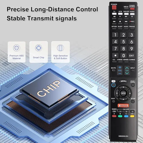 Miniatura 2 de GB005WJSA - Control remoto universal de repuesto para todos los Smart TV de marca Sharp