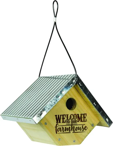 Miniatura 6 de Wild Wings WWGH1-DECO - Casa galvanizada de cedro desgastado