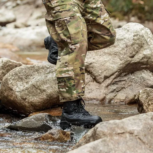 Miniatura 7 de FREE SOLDIER Mens Tactical Waterproof Lightweight Hiking Boots Military Combat Boots Work Boots