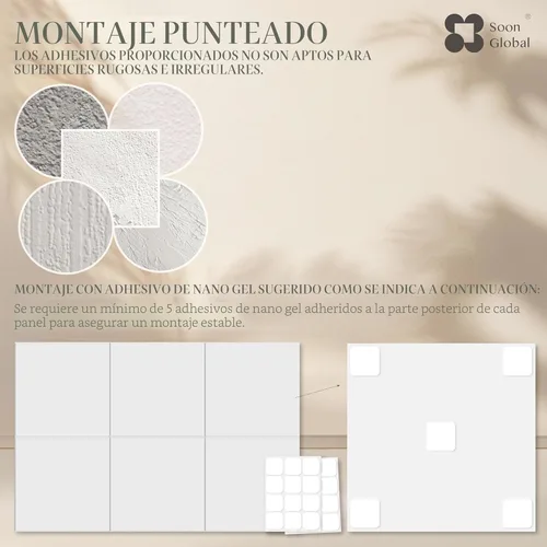 Miniatura 8 de Soon Global Paneles acústicos de pared, paneles acústicos artísticos de 72 x 48 pulgadas, paneles acústicos decorativos, paneles de pared acústicos