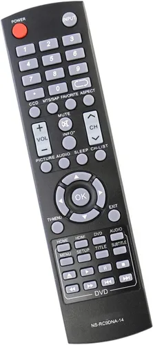 Nuevo control remoto NS-RC9DNA-14 NSRC9DNA14 compatible con Insignia LED TV DVD NS-28DD220NA16 NS28DD310NA15 NS-28DD310NA15 NS32DD200NA14
