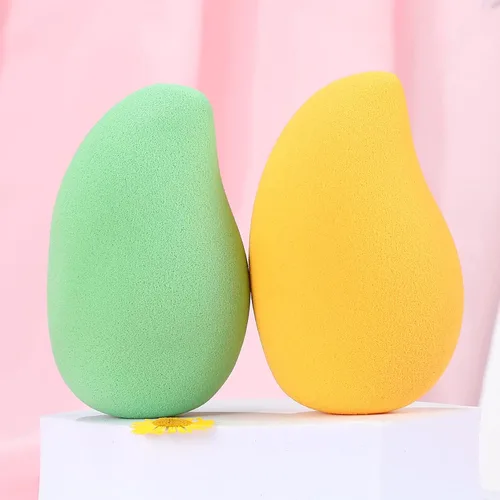 Miniatura 8 de FOMIYES Mango en forma de esponja 4pcs belleza huevo maquillaje Miss esponja polvo poliuretano punta punta esponja