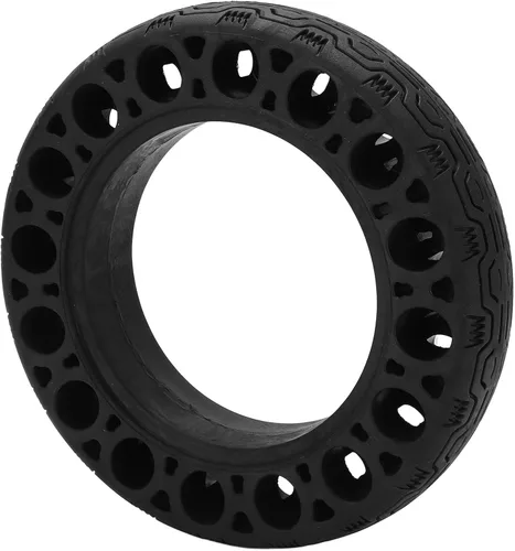 Miniatura 6 de Yosoo Health Gear Neumáticos eléctricos de scooter de neumáticos sólidos, 6.5 pulgadas de diámetro interior de goma gruesa, neumático de panal a