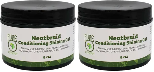 Miniatura 2 de Gel de Acondicionador y Brillo para Cabello Puro O Neatbraid 8 Oz (Paquete de 1)