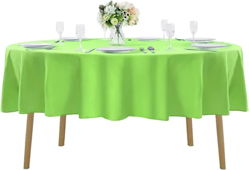 Miniatura 136 de Cupuamon - Mantel rectangular de 60 x 84 pulgadas, tela de poliéster lavable para decoración de bodas, fiestas, cenas y banquetes