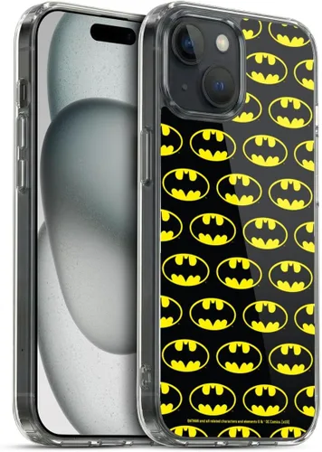 Miniatura 358 de Head Case Designs Funda de gel con licencia oficial de Batman DC Comics Bat Signal Logos [protección de grado militar] compatible con Apple iPhone 7