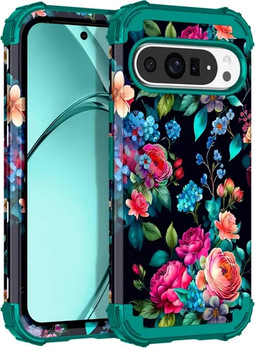 Miniatura 14 de Rancase Funda para Google Pixel 10 Pro XL 2025, brilla en la oscuridad de tres capas [protección de grado militar] resistente a prueba de golpes