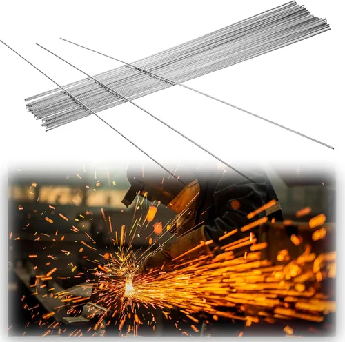 50 piezas de soldadura de aluminio, varillas de soldadura de aluminio de 1/16 x 13 pulgadas, varillas de soldadura de bajo punto de fusión, palos de