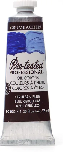 Miniatura 7 de Grumbacher Pintura al óleo pre-probada, 1.3 fl oz/1.25 onzas, azul ártico (P313G)