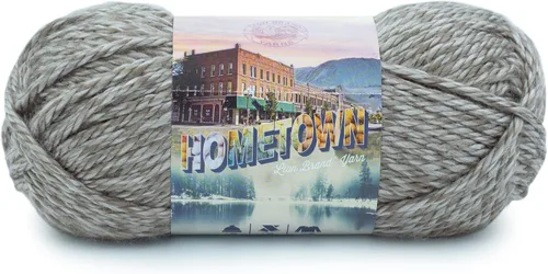 Miniatura 62 de Lion Brand Yarn Hometown - Ovillo de lana súper voluminoso para tejer, ganchillo y manualidades, 1 unidad, Phoenix Azalea