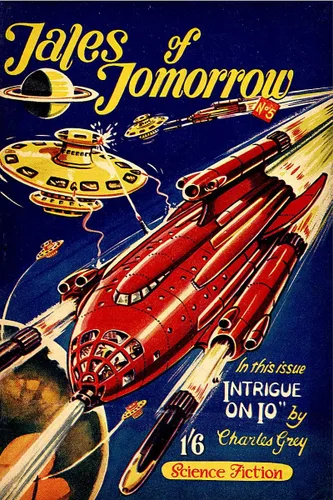American Gift Services - Póster vintage de ciencia ficción y fantasía de Tales of Tomorrow 1945 (24 x 36 pulgadas)