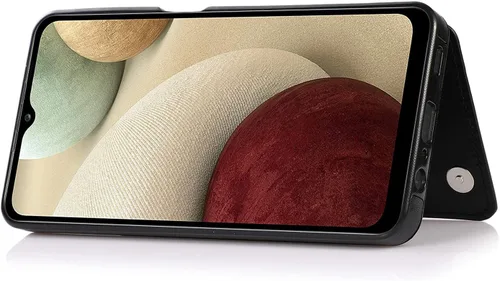 Miniatura 6 de Funda de teléfono para Samsung Galaxy A42 5G con protector de pantalla de vidrio templado, tarjetero con soporte para tarjetero, soporte para celda