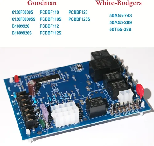 Miniatura 2 de Placa de control de horno actualizada 2025 50A55-743, reemplazo para placa de circuito de control de horno Amana/Goodman PCBBF112S, PCBBF110