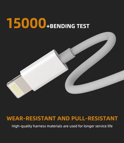 Miniatura 4 de Divisor Lightning a 0.138 in (paquete de 3) Adaptador AUX para iPhone para cable de auriculares, dongle Apple MFI certificado cable de carga