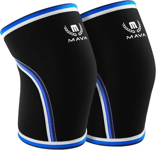 Par de rodilleras de compresión de neopreno de 0.3" para hombres y mujeres para entrenamiento pesado, sentadillas, gimnasio, levantamiento de pesas,