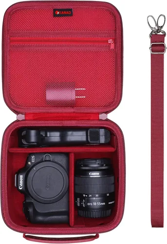Miniatura 8 de XANAD Funda rígida para cámara compatible con cámaras sin espejo Canon EOS Rebel T7/T100/R50/R50 V/RP/ R8/ R6 Mark II/R7/ R10 DSLR sin espejo