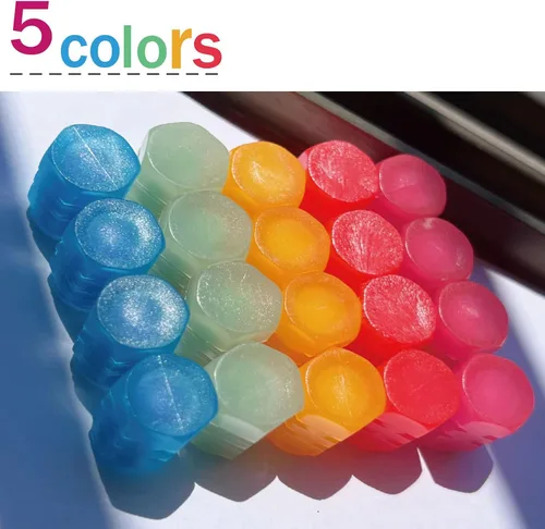 Miniatura 7 de 20 PIEZAS Tapas Fluorescentes para Vástago de Válvula de Neumático - Cubiertas Luminosas para Neumáticos de Vehículos Universales - Accesorios