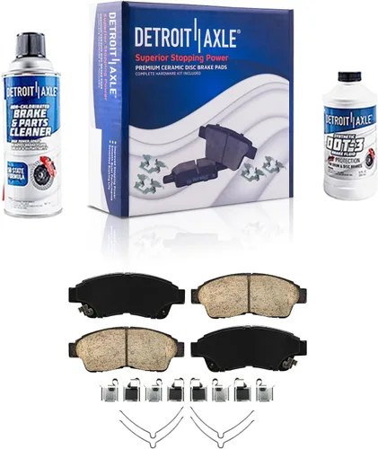 Miniatura 81 de Detroit Axle - Pastillas de freno traseras para Mercedes-Benz C230 C240 C280 C320 C350 CLK320 CLK350 CLK430 E300 E320 E420 E430 SLK350, pastillas