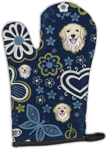Miniatura 200 de Caroline's Treasures BB4020OVMT Dog House Collection Border Collie - Guante de horno grueso resistente al calor para sartenes calientes y horno