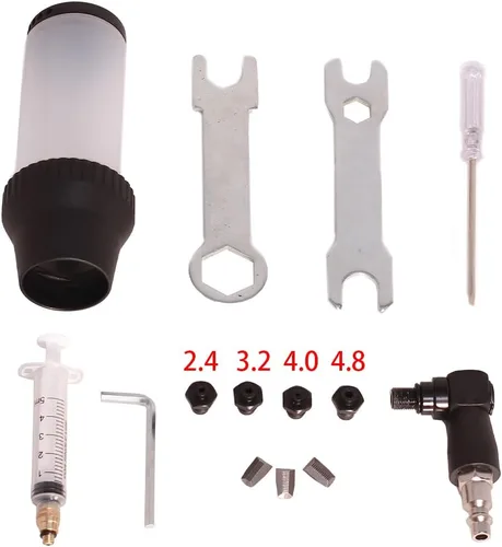 Miniatura 4 de Kit de pistola remachadora neumática de autosucción, 3/16 pulgadas, 5/32 pulgadas, 1/8 pulgadas, 3/32 pulgadas, herramienta de remachado hidráulico