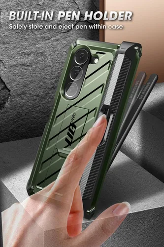 Miniatura 7 de SUPCASE Funda para Galaxy Z Fold 5 con Soporte para S Pen (Unicorn Beetle Pro), [Protector de Pantalla y Soporte Integrados]