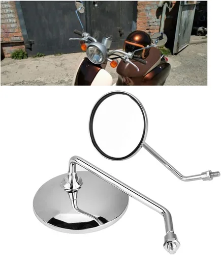 Miniatura 5 de Espejo de manillar, 2 piezas/juego de espejo retrovisor de motocicleta para motocicleta