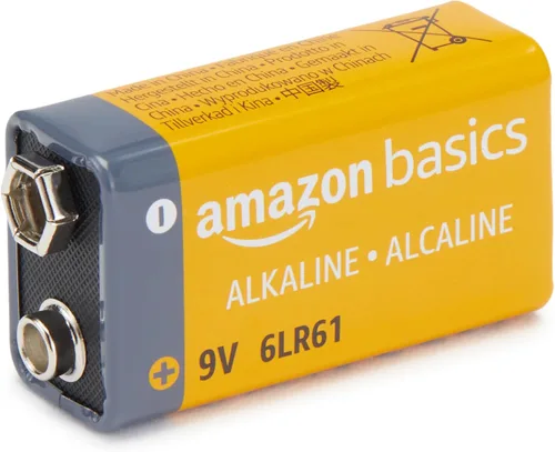 Miniatura 2 de Amazon Basics - Paquete de 4 baterías alcalinas de 9V, vida útil de 5 años - para detectores de humo/CO, electrónica y audio