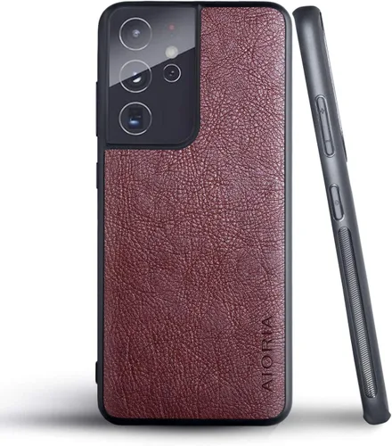 Miniatura 55 de AIORIA Funda protectora completa para Samsung Galaxy S20 FE 5G, 6.5 pulgadas Premium PU cuero cubierta retro negocio diseño completo funda Marrón