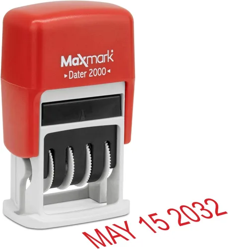 Miniatura 19 de MaxMark Sello de fecha autoentintado 2000 Dater - Azul
