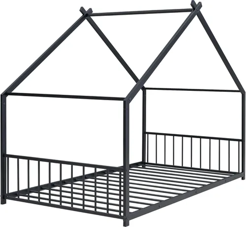 Miniatura 7 de SOFTSEA Marco de cama de metal doble para niños