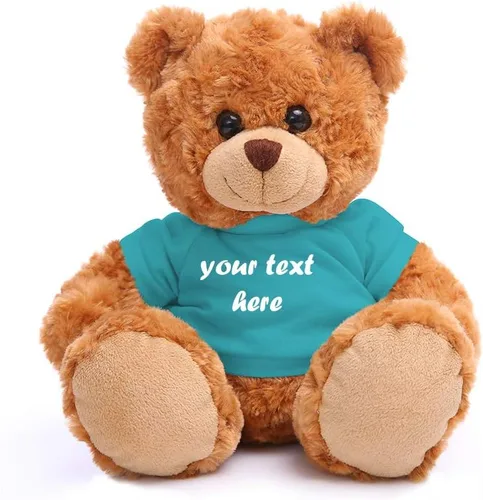 Miniatura 12 de Plushland Oso de peluche de 11 pulgadas, regalo personalizado de animal de peluche, gran regalo para el día de la madre, San Valentín, graduación