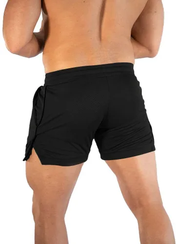 Miniatura 3 de EVERWORTH Pantalones cortos deportivos para hombre, pantalones cortos de entrenamiento para gimnasio, pantalones cortos casuales para correr