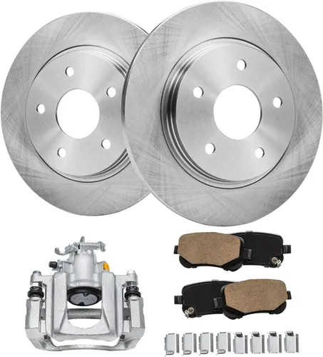 Miniatura 33 de Detroit Axle - 4 rotores de freno para Ford 2012 2013 2014 F-150 Lobo, repuesto de rotores de freno de disco: rotor delantero de 13.78 pulgadas