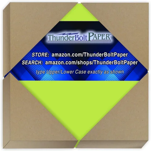 Miniatura 15 de 100 fundas de color verde lima brillante de 65 libras, papel de tarjeta, 8.5 x 14 pulgadas, tamaño legal y de menú, cartulina ligera de 65 libras