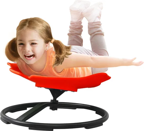 Silla giratoria sensorial para niños con autismo y TDAH, silla giratoria para uso en interiores y exteriores, juguetes para sentarse y girar, sillas