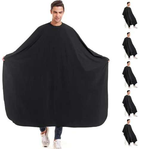 Miniatura 10 de izzycka Capa de Barbero Profesional con Sisas - Manos Libres Multiusos 64"x56" Grandes Capas de Salón Impermeables para Estilistas - Capa de Nailon