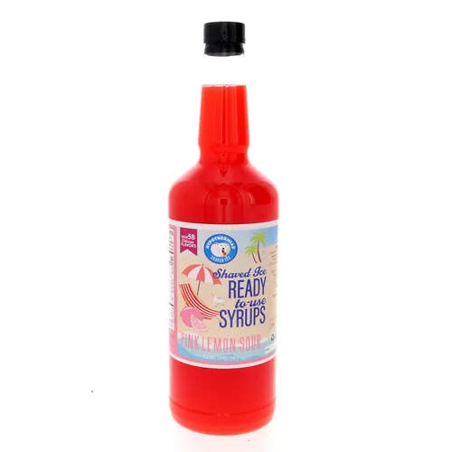 Miniatura 45 de Hypothermias Wild Cherry - Jarabe de sabores de cono de nieve hawaiano listo para usar (128 onzas líquidas), hielo afeitado, 100% azúcar de caña pura